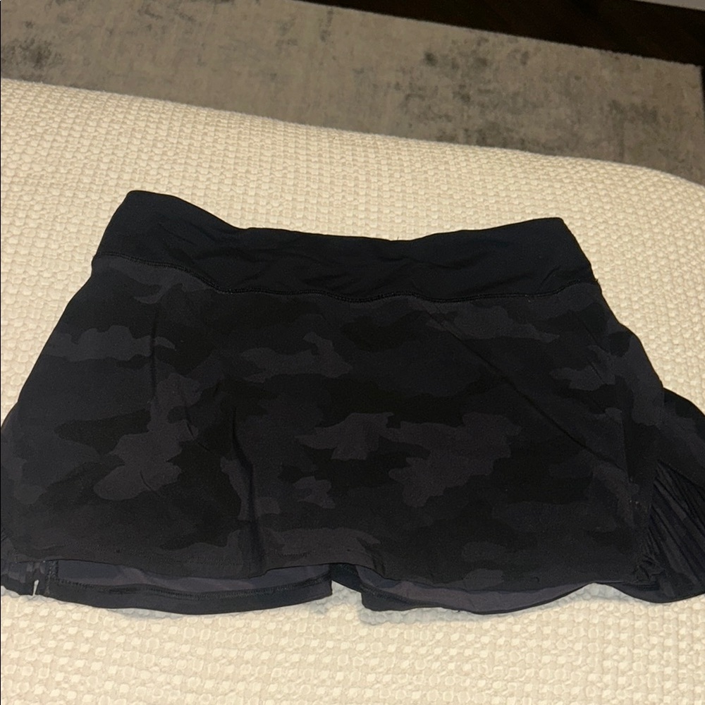 Lululemon Black Camo Skort